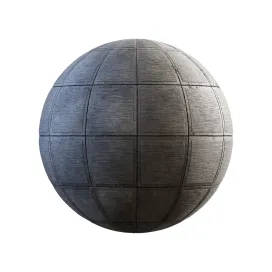 Grey square concrete pavement 1